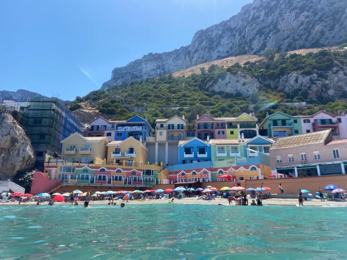 Spectacular Beachfront Duplex On The Mediterranean - Caleta, Catalan Bay Gibraltar Exterior foto